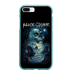 Чехол для iPhone 7Plus/8 Plus матовый Night skull Alice Cooper