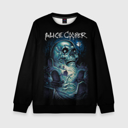 Детский свитшот 3D Night skull Alice Cooper