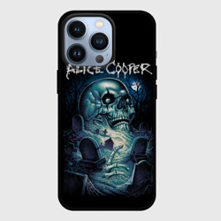 Чехол для iPhone 13 Pro Night skull Alice Cooper