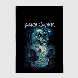 Постер Night skull Alice Cooper