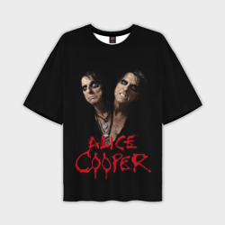 Мужская футболка oversize 3D Alice Cooper paranormal