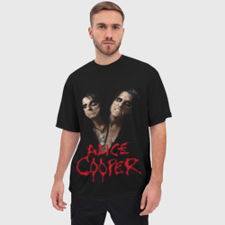 Мужская футболка oversize 3D Alice Cooper paranormal - фото 2