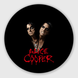 Круглый коврик для мышки Alice Cooper paranormal