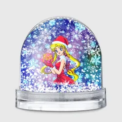Игрушка Снежный шар Новогодняя Сейлор Мун