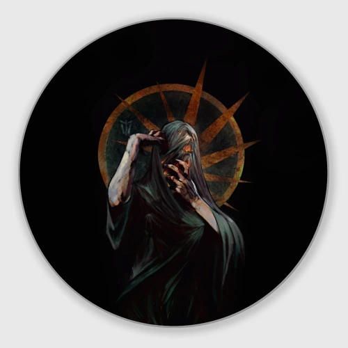 Круглый коврик для мышки Within Temptation bleed out