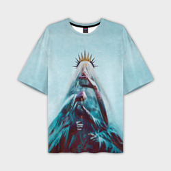 Мужская футболка oversize 3D Within Temptation ritual witch