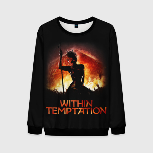 Мужской свитшот 3D Within Temptation Sharon, цвет черный