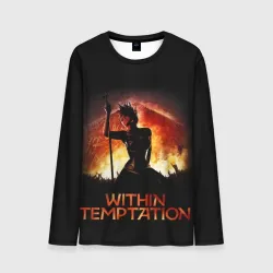 Мужской лонгслив 3D Within Temptation Sharon