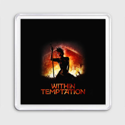 Магнит 55*55 Within Temptation Sharon