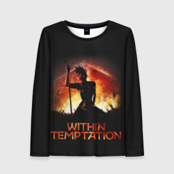 Женский лонгслив 3D Within Temptation Sharon