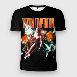 Мужская футболка 3D Slim Within Temptation  the fire within