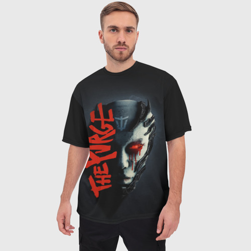 Мужская футболка oversize 3D The purge Within Temptation, цвет 3D печать - фото 3