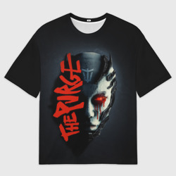 Мужская футболка oversize 3D The purge Within Temptation