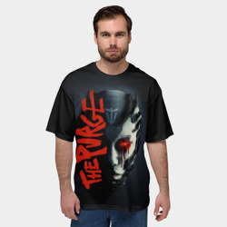 Мужская футболка oversize 3D The purge Within Temptation - фото 2