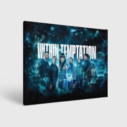 Холст прямоугольный Within Temptation band