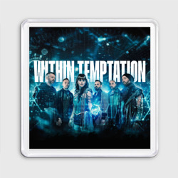 Магнит 55*55 Within Temptation band