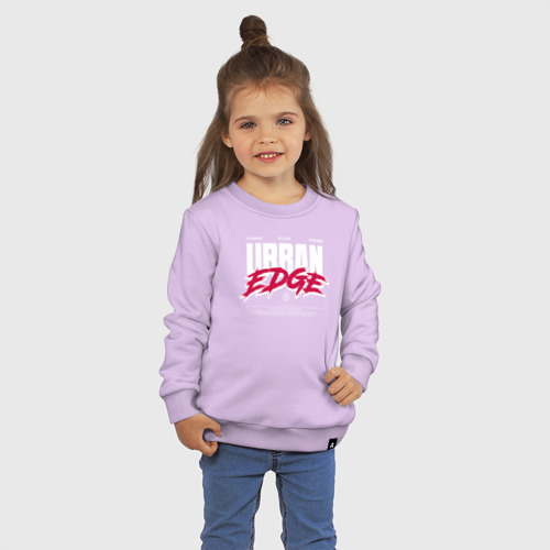 Детский свитшот хлопок с принтом Urban edge, фото на моделе #1