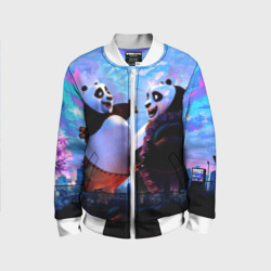 Детский бомбер 3D Кунг-фу Панда дружеское объятие
