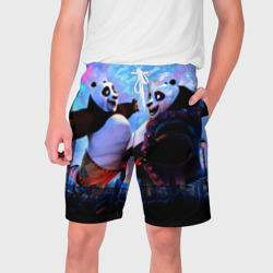 Кунг-фу Панда дружеское объятие – Мужские шорты 3D с принтом купить