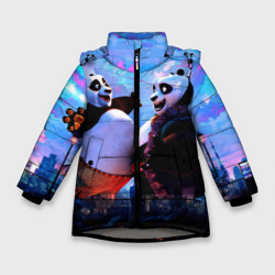Зимняя куртка для девочек 3D Кунг-фу Панда Friend