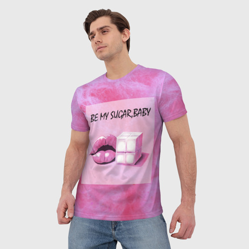 Мужская футболка 3D с принтом Будь моим, фото на моделе #1