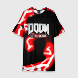 Детское платье 3D Doom eternal storm