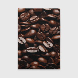 Обложка для автодокументов Кофейные зёрна крупный паттерн