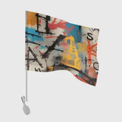 Флаг для автомобиля Стритарт революция