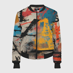 Женский бомбер 3D Стритарт революция