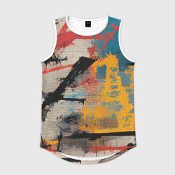 Мужская спортивная майка 3D Стритарт революция