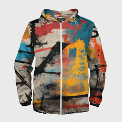 Мужская ветровка 3D Стритарт революция