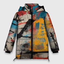 Женская зимняя куртка Oversize Стритарт революция