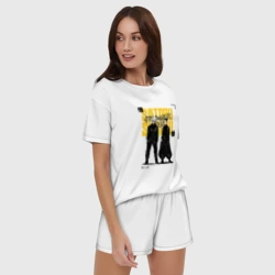 Женская пижама с шортиками хлопок Гето и Годжо - Магическая битва - фото 2