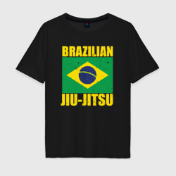 Мужская футболка хлопок Oversize Brazilian jiu-jitsu