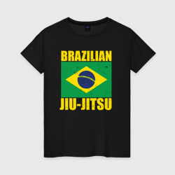 Женская футболка хлопок Brazilian jiu-jitsu