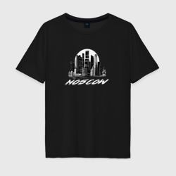 Мужская футболка хлопок Oversize Город Москва 