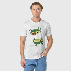 Мужская футболка хлопок Две половинки одного авокадо - фото 2