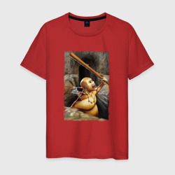 Циклоп и воин – Мужская футболка хлопок с принтом купить со скидкой в -20%