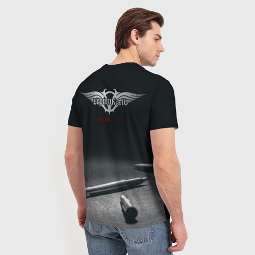 Мужская футболка 3D Вертикаль - Несмирение, цвет 3D печать - фото 4