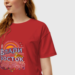 Женская футболка хлопок Oversize Владивосток - фото 2