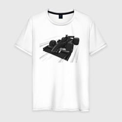 Мужская футболка хлопок Формула 1 черная