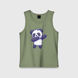 Детская майка хлопок Dabbing panda