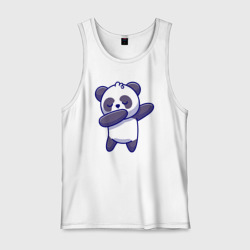 Мужская майка хлопок Dabbing panda