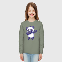 Детский лонгслив хлопок Dabbing panda - фото 2
