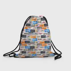 Рюкзак-мешок 3D Ретро магнитофонные кассеты