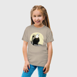 Детская футболка хлопок Кот и голубь - фото 2