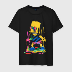 Мужская футболка хлопок Color drips Bart