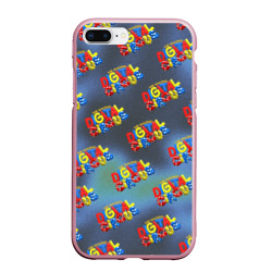 Чехол для iPhone 7Plus/8 Plus матовый The amazing digital circus pattern