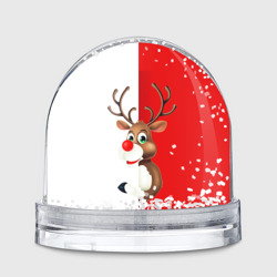 Игрушка Снежный шар Christmas deer art