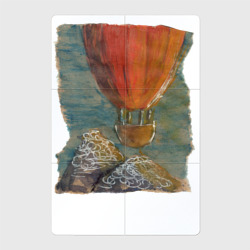 Магнитный плакат 2Х3 Воздушный шар над горой